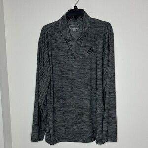 Gray Quarter-Zip Pullover